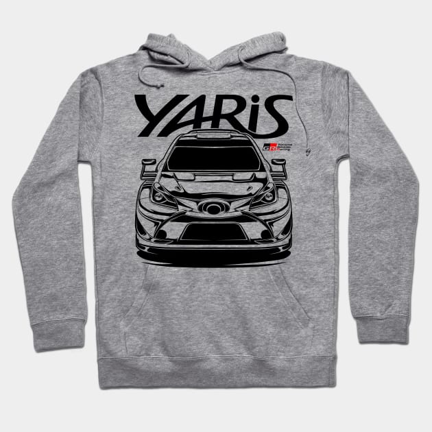 WRC Toyota Yaris Gazoo Racing Hoodie by idrdesign